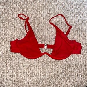Red bikini top